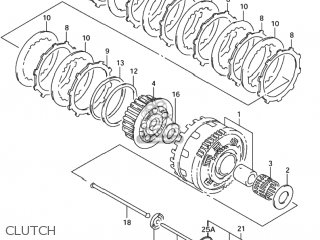 CLUTCH - TL1000R 1999 (X) USA (E03)