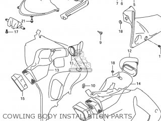 COWLING BODY INSTALLATION PARTS - TL1000R 1999 (X) USA (E03)