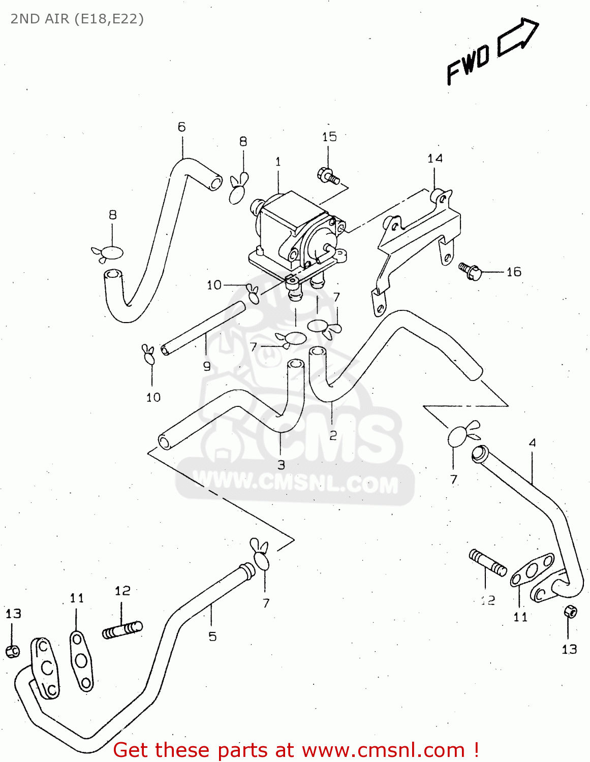 2ND AIR (E18,E22) TL1000R 1999 (X)