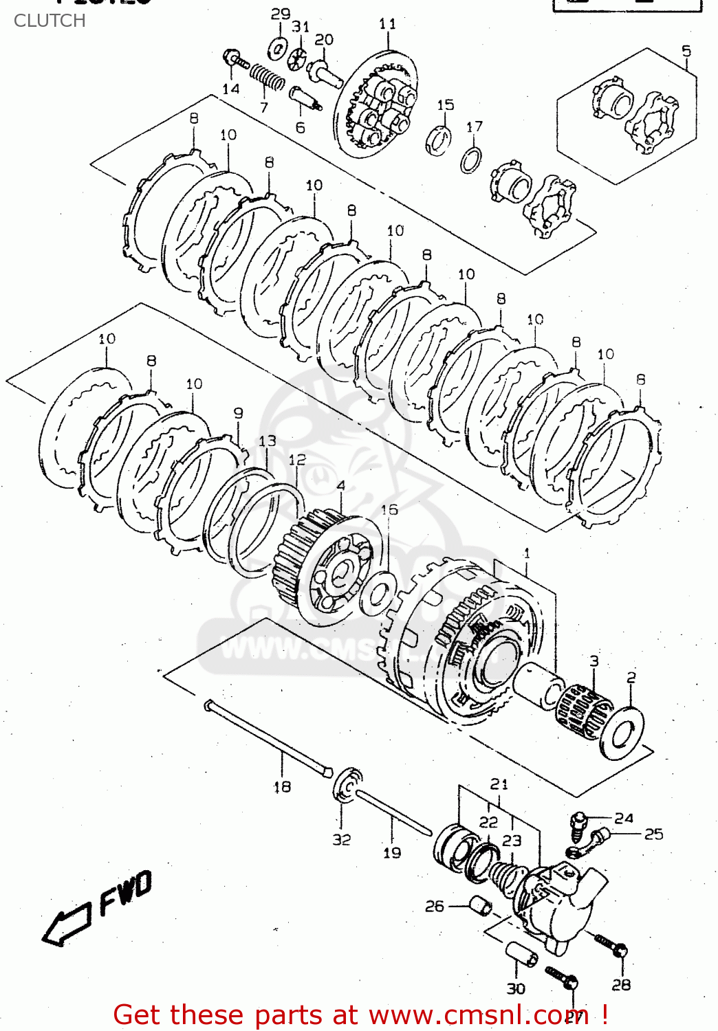 CLUTCH TL1000R 1999 (X)