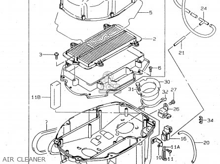 AIR CLEANER - TL1000R 1999 (X)