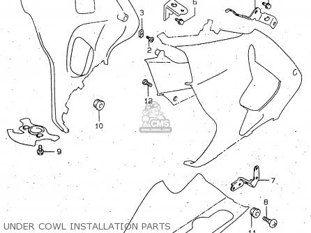 UNDER COWL INSTALLATION PARTS - TL1000R 1999 (X)