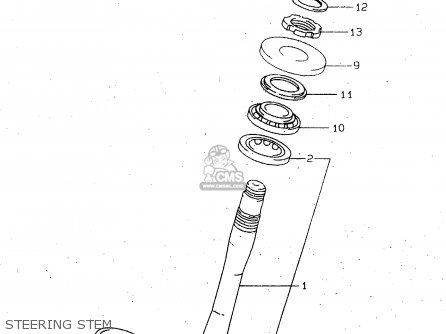 STEERING STEM - TL1000R 1999 (X)