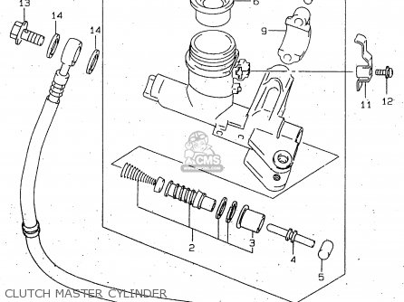 CLUTCH MASTER CYLINDER - TL1000R 1999 (X)