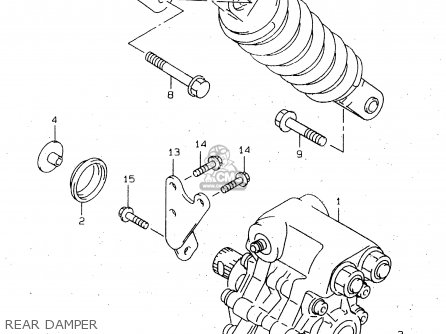 REAR DAMPER - TL1000R 1999 (X)