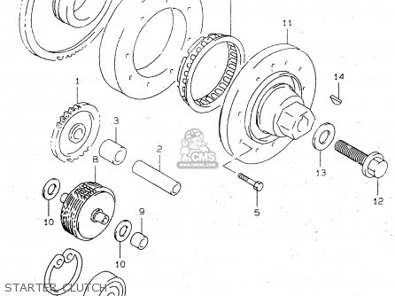 STARTER CLUTCH - TL1000R 1999 (X)