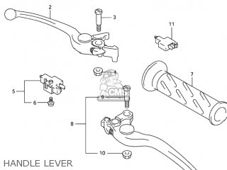 HANDLE LEVER - TL1000R 2000 (Y) USA (E03)