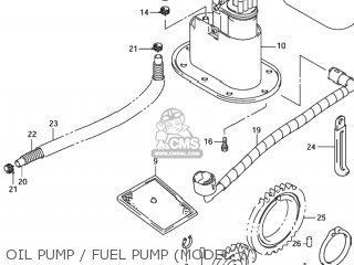 OIL PUMP / FUEL PUMP (MODEL W) - TL1000R 2000 (Y) USA (E03)