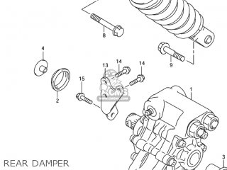 REAR DAMPER - TL1000R 2000 (Y) USA (E03)