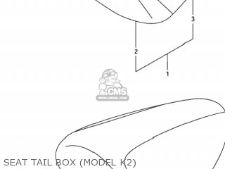 SEAT TAIL BOX (MODEL K2) - TL1000R 2000 (Y) USA (E03)
