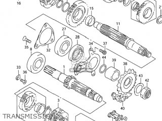 TRANSMISSION - TL1000R 2000 (Y) USA (E03)