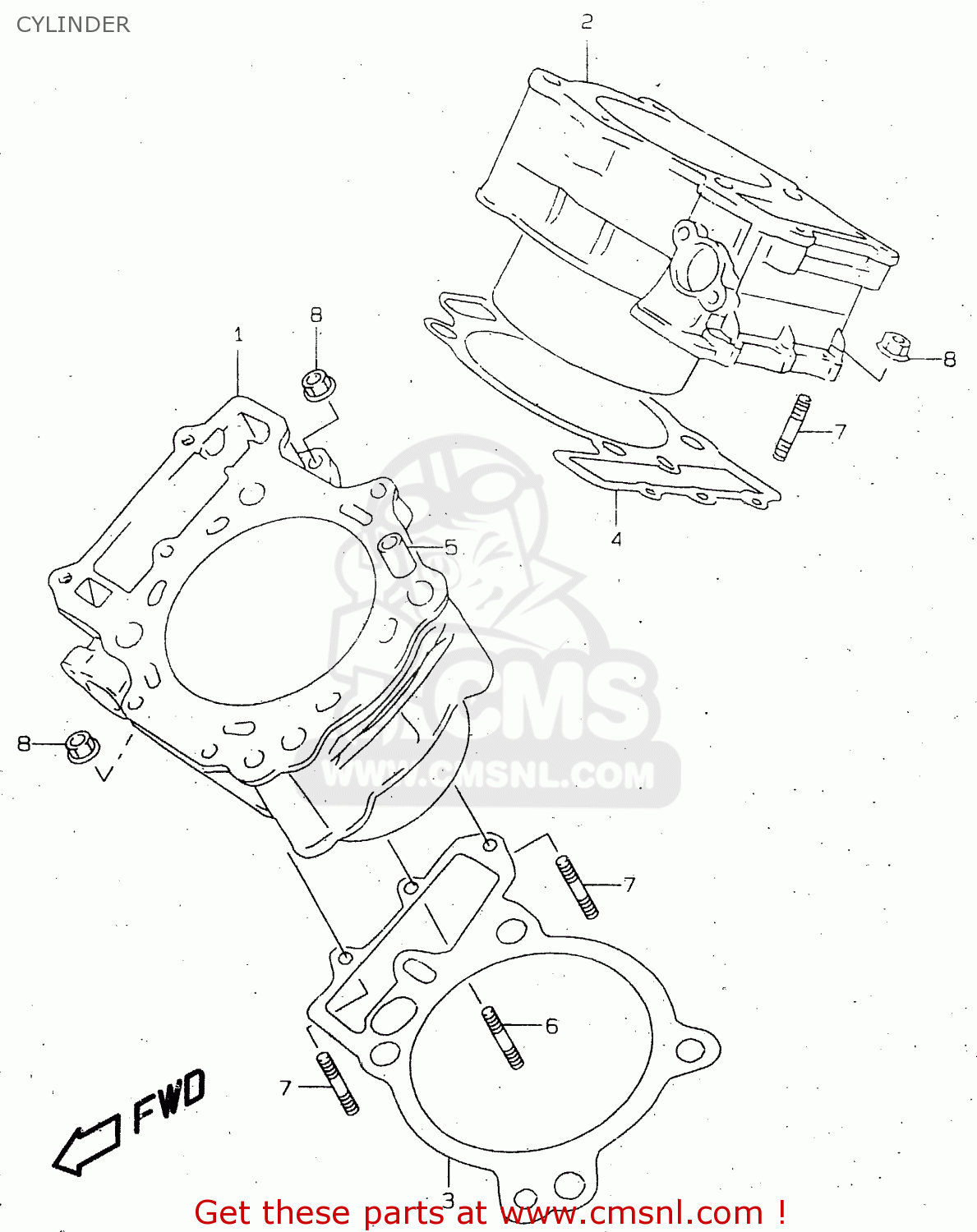 CYLINDER TL1000R 2000 (Y)