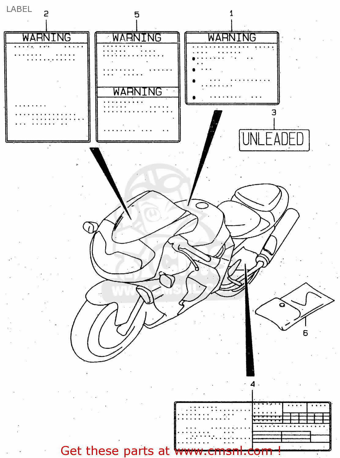 LABEL TL1000R 2000 (Y)