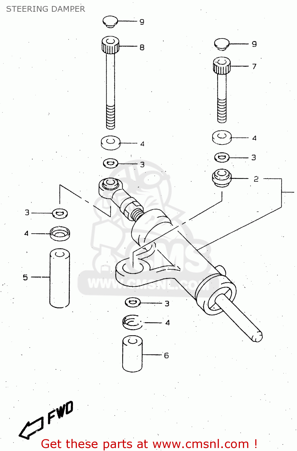 STEERING DAMPER TL1000R 2000 (Y)