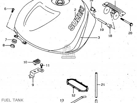 FUEL TANK - TL1000R 2000 (Y)