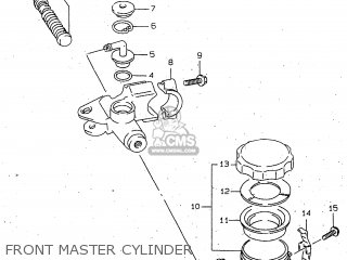 FRONT MASTER CYLINDER - TL1000R 2000 (Y)