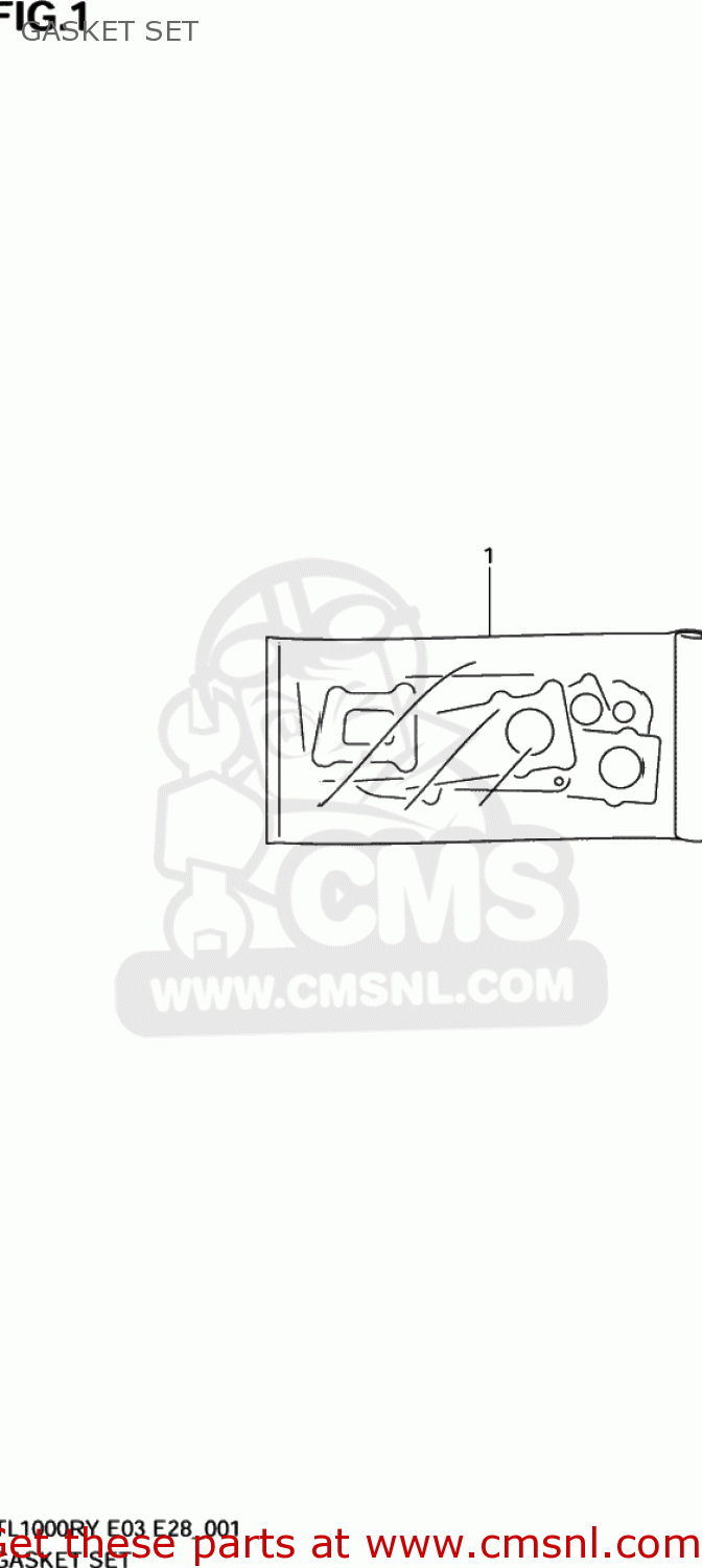 GASKET SET TL1000R 2001 (K1) USA (E03)