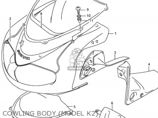 COWLING BODY (MODEL K2) - TL1000R 2001 (K1) USA (E03)