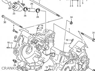 CRANKCASE - TL1000R 2001 (K1) USA (E03)