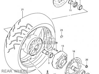 REAR WHEEL - TL1000R 2001 (K1) USA (E03)