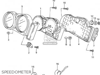 SPEEDOMETER - TL1000R 2001 (K1) USA (E03)