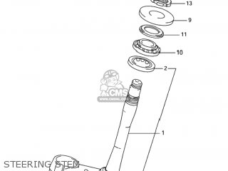 STEERING STEM - TL1000R 2001 (K1) USA (E03)