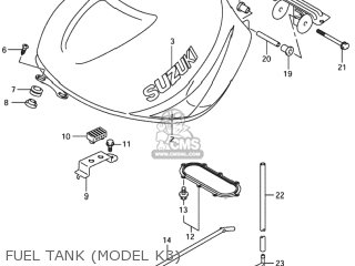 FUEL TANK (MODEL K3) - TL1000R 2002 (K2) USA (E03)