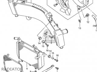 RADIATOR - TL1000R 2002 (K2) USA (E03)