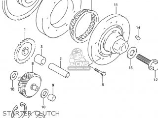 STARTER CLUTCH - TL1000R 2002 (K2) USA (E03)