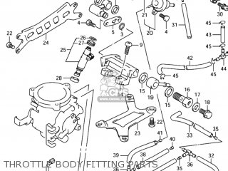THROTTLE BODY FITTING PARTS - TL1000R 2002 (K2) USA (E03)