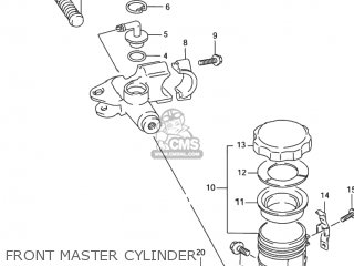 FRONT MASTER CYLINDER - TL1000R 2003 (K3) USA (E03)