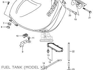 FUEL TANK (MODEL K2) - TL1000R 2003 (K3) USA (E03)