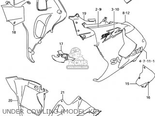 UNDER COWLING (MODEL K2) - TL1000R 2003 (K3) USA (E03)