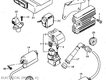 ELECTRICAL (MODEL V) - TL1000S 1997 (V) (E02 E04 E18 E22 E24 E25 E34 E39) / P37
