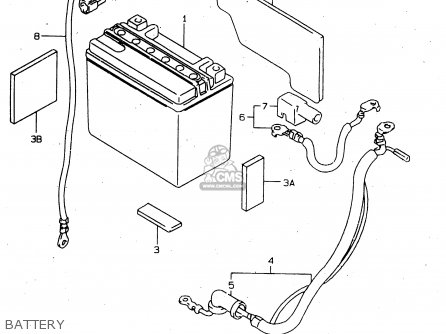 BATTERY - TL1000S 1997 (V) (E02 E04 E18 E22 E24 E25 E34 E39) / P37