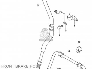 FRONT BRAKE HOSE - TL1000S 1997 (V) USA (E03)