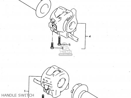 HANDLE SWITCH - TL1000S 1998 (W) (E02 E04 E18 E22 E24 E25 E34)
