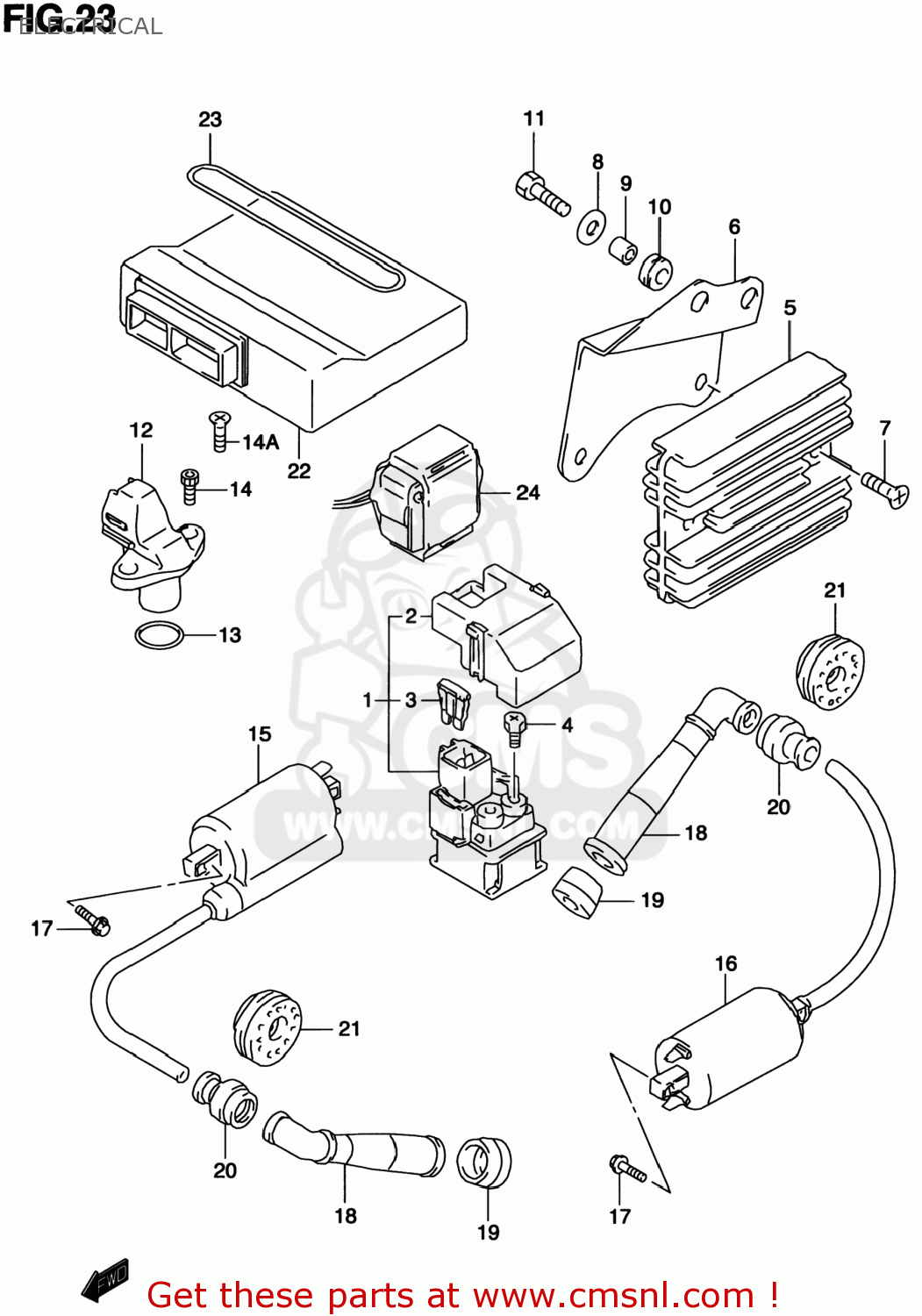 ELECTRICAL TL1000S 1998 (W) USA (E03)