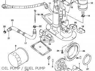 OIL PUMP / FUEL PUMP - TL1000S 1998 (W) USA (E03)