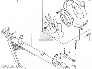 RADIATOR - TL1000S 1998 (W) USA (E03)