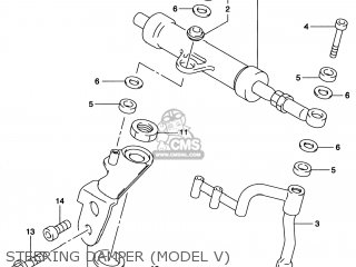STEERING DAMPER (MODEL V) - TL1000S 1998 (W) USA (E03)