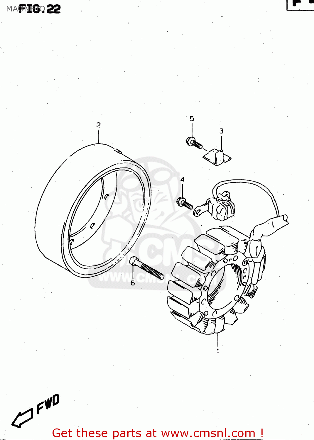 MAGNETO TL1000S 1999 (X) (E02 E04 E18 E22 E24 E25 E34)