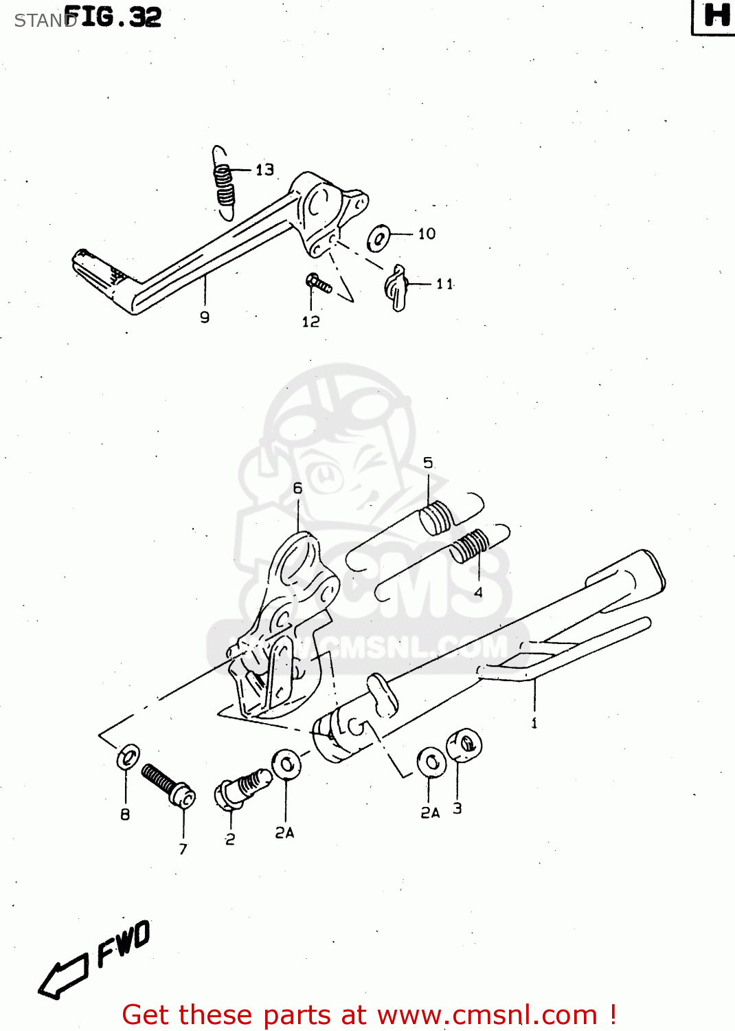 STAND TL1000S 1999 (X) (E02 E04 E18 E22 E24 E25 E34)