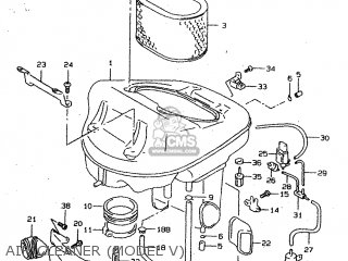 AIR CLEANER (MODEL V) - TL1000S 1999 (X) (E02 E04 E18 E22 E24 E25 E34)