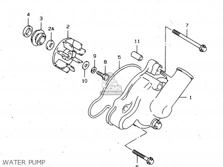 WATER PUMP - TL1000S 1999 (X) (E02 E04 E18 E22 E24 E25 E34)