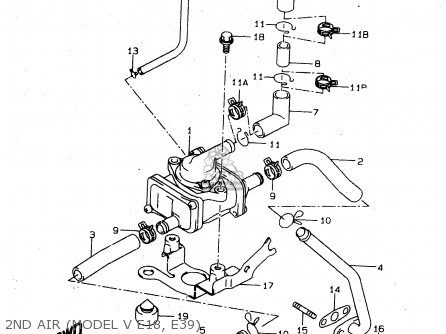 2ND AIR (MODEL V E18, E39) - TL1000S 1999 (X) (E02 E04 E18 E22 E24 E25 E34)