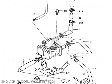 2ND AIR (MODEL W/X E18, E22) - TL1000S 1999 (X) (E02 E04 E18 E22 E24 E25 E34)