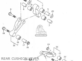 REAR CUSHION LEVER - TL1000S 1999 (X) (E02 E04 E18 E22 E24 E25 E34)