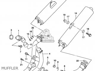 MUFFLER - TL1000S 1999 (X) USA (E03)