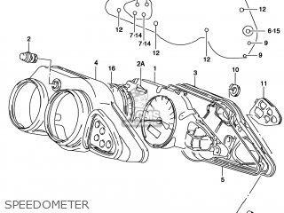 SPEEDOMETER - TL1000S 1999 (X) USA (E03)